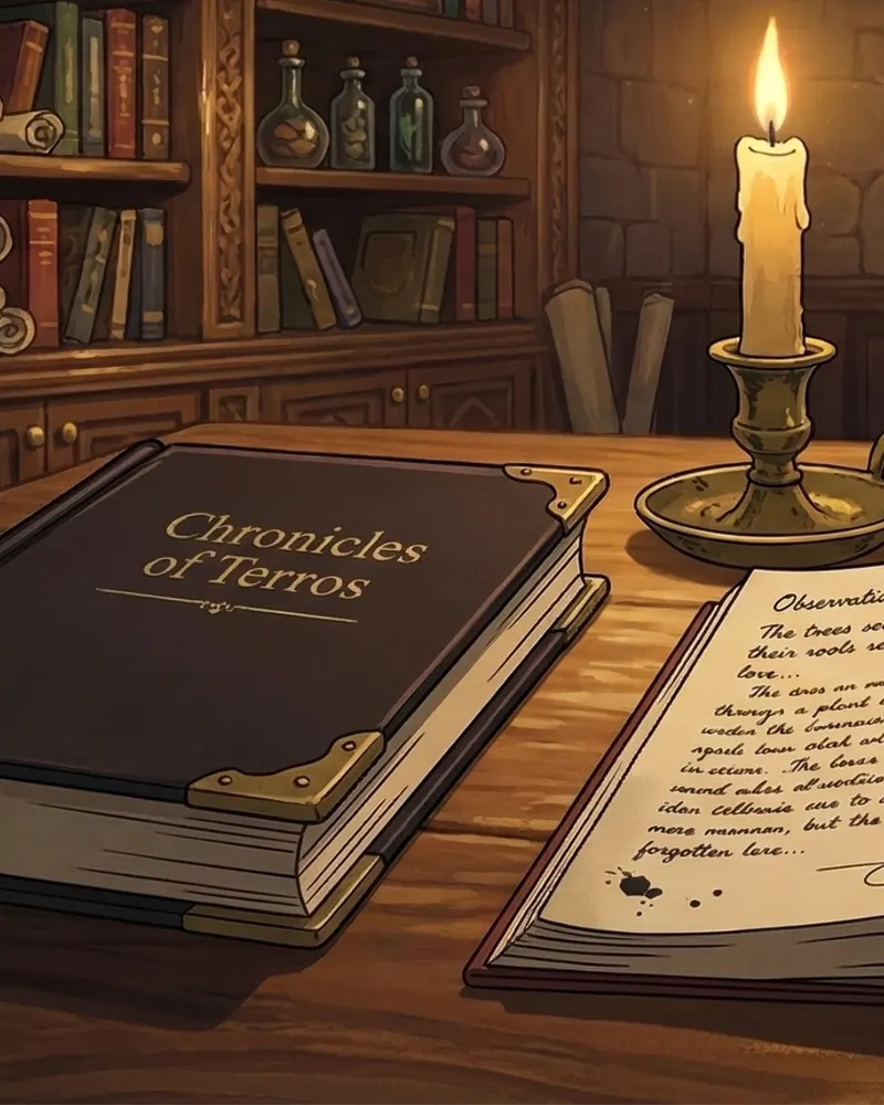 Screenshot from Chronicles of Terros- AI-driven D&D 5e RPG